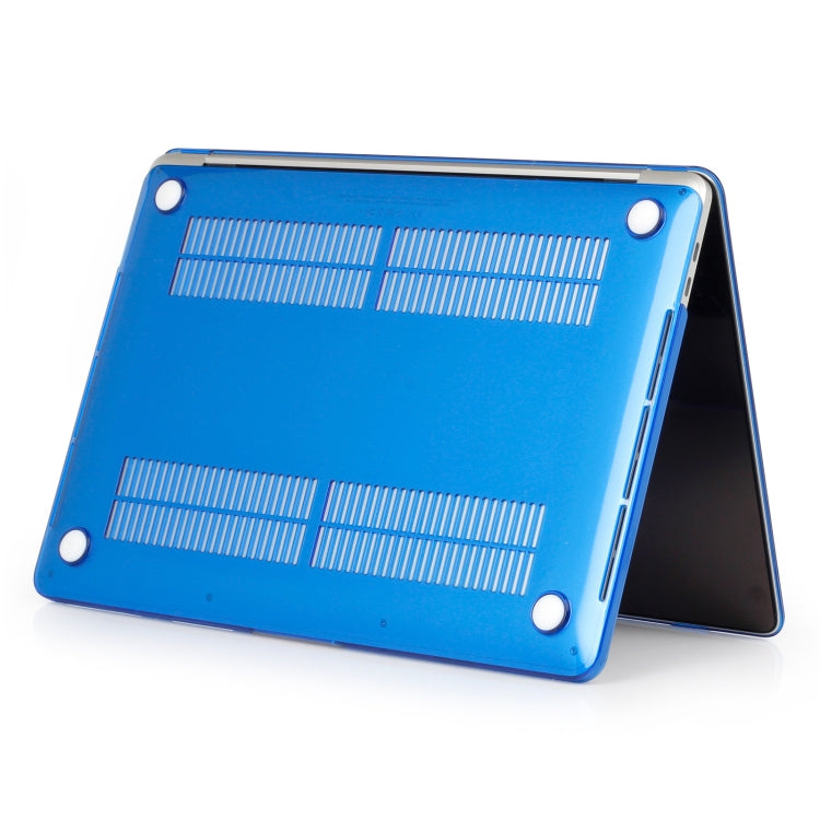 Laptop Crystal Style PC Protective Case for MacBook Pro 13.3 inch A1989 (2018) / A2159 / A2251 / A2289 / A2338(Dark Blue)