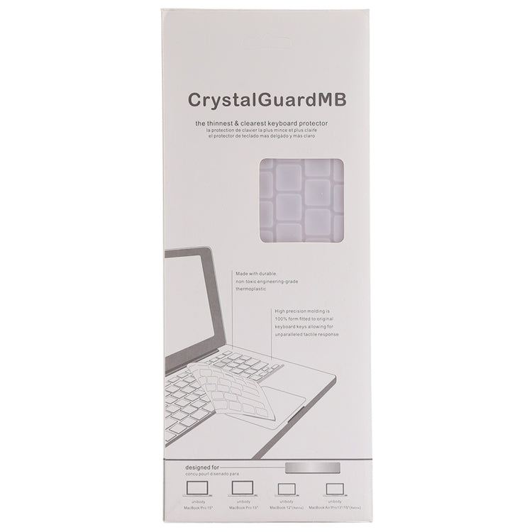 Keyboard Protector TPU Film for MacBook Pro 13 / 15 & Air 13 (A1466 / A1502 / A1278 / A1286)(White) - Keyboard Protector by PMC Jewellery | Online Shopping South Africa | PMC Jewellery | Buy Now Pay Later Mobicred