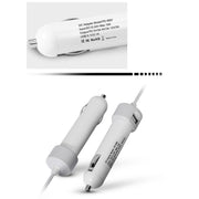 36W 5V 9V 12V 15V 3A DC USB-C / Type-C Car Adapter with 1 USB Port for Apple Macbook A1534, Length: 2m(White)