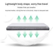 For Microsoft Surface Pro 7 / 7+ South African Sheepskin Magnetic Horizontal Flip Leather Case with Pen Slot & Holder (Blue)