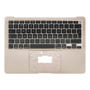 For Macbook Air 13 2020 M1 A2337 C-side Cover + UK Edition Key Board (Gold)