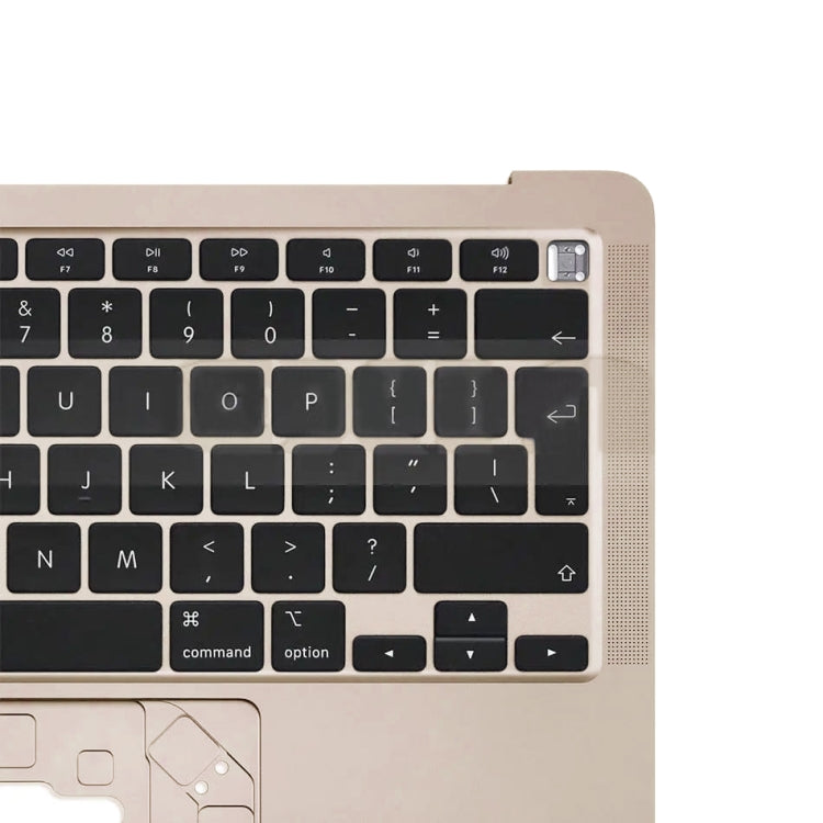 For Macbook Air 13 2020 M1 A2337 C-side Cover + UK Edition Key Board (Gold) - Bottom Cover by PMC TechLife | Online Shopping South Africa | PMC TechLife