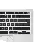For Macbook Air 13 2020 M1 A2337 C-side Cover + UK Edition Key Board (Silver)