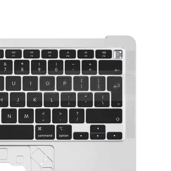 For Macbook Air 13 2020 M1 A2337 C-side Cover + UK Edition Key Board (Silver)