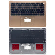 For Macbook Air 13 2020 M1 A2337 EMC3598 C-side Cover + US Edition Key Board (Gold) - Bottom Cover by PMC TechLife | Online Shopping South Africa | PMC TechLife