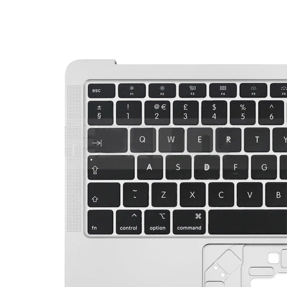 For Macbook Air 13 A2179 2020 C-side Cover + UK Edition Key Board(Silver)