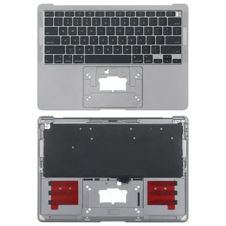 For Macbook Air 13 A2179 2020 C-side Cover + US Edition Key Board (Grey) - Bottom Cover by PMC TechLife | Online Shopping South Africa | PMC TechLife