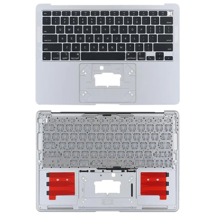 For Macbook Air 13 A2179 2020 C-side Cover + US Edition Key Board (Silver) - Bottom Cover by PMC TechLife | Online Shopping South Africa | PMC TechLife