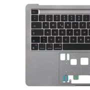 For Macbook Pro 13 inch 2021 A2338 C-side Cover + UK Edition Key Board (Grey)