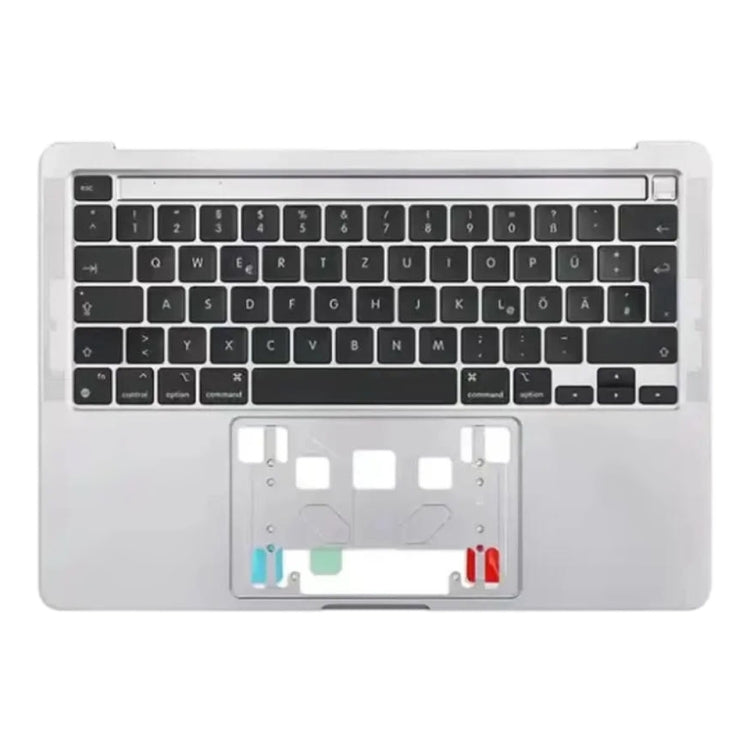 For Macbook Pro 13 inch 2021 A2338 C-side Cover + UK Edition Key Board (Silver) - Bottom Cover by PMC TechLife | Online Shopping South Africa | PMC TechLife