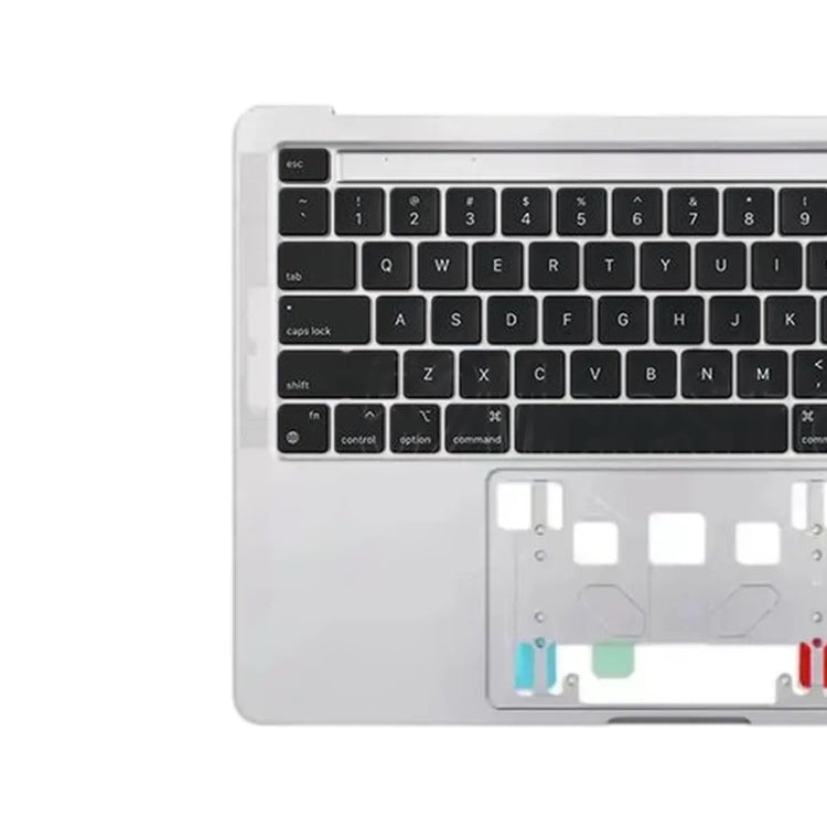For Macbook Pro 13 inch 2021 A2338 C-side Cover + US Edition Key Board (Silver) - Bottom Cover by PMC TechLife | Online Shopping South Africa | PMC TechLife