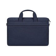 ST03S 15.4 inch Double Side Pockets Wearable Oxford Cloth Soft Handle Portable Laptop Tablet Bag(Navy Blue)