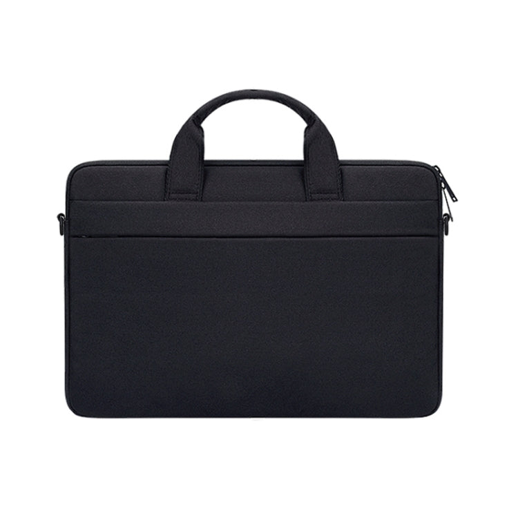 ST03S 15.6 inch Universal Double Side Pockets Wearable Oxford Cloth Soft Handle Portable Laptop Tablet Bag(Black)