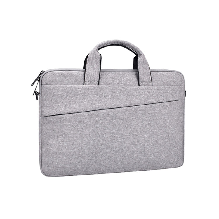 ST03S 15.6 inch Double Side Pockets Wearable Oxford Cloth Soft Handle Portable Laptop Tablet Bag(Grey) - 15.6 - 17 inch by PMC TechLife | Online Shopping South Africa | PMC TechLife | Buy Now Pay Later Mobicred