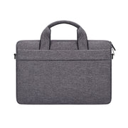 ST03S 15.6 inch Double Side Pockets Wearable Oxford Cloth Soft Handle Portable Laptop Tablet Bag(Deep Space Gray)