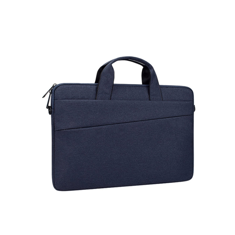 ST03S 15.6 inch Double Side Pockets Wearable Oxford Cloth Soft Handle Portable Laptop Tablet Bag(Navy Blue) - 15.6 - 17 inch by PMC TechLife | Online Shopping South Africa | PMC TechLife | Buy Now Pay Later Mobicred