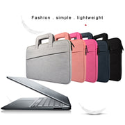 ST03S 15.6 inch Double Side Pockets Wearable Oxford Cloth Soft Handle Portable Laptop Tablet Bag(Grey)