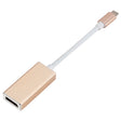 USB-C / Type-C 3.1 Male to DP Female HD Converter, Length: 12cm (Gold) - Cable & Adapter by PMC Jewellery | Online Shopping South Africa | PMC Jewellery | Buy Now Pay Later Mobicred