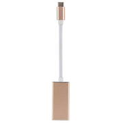 USB-C / Type-C 3.1 Male to DP Female HD Converter, Length: 12cm (Gold)