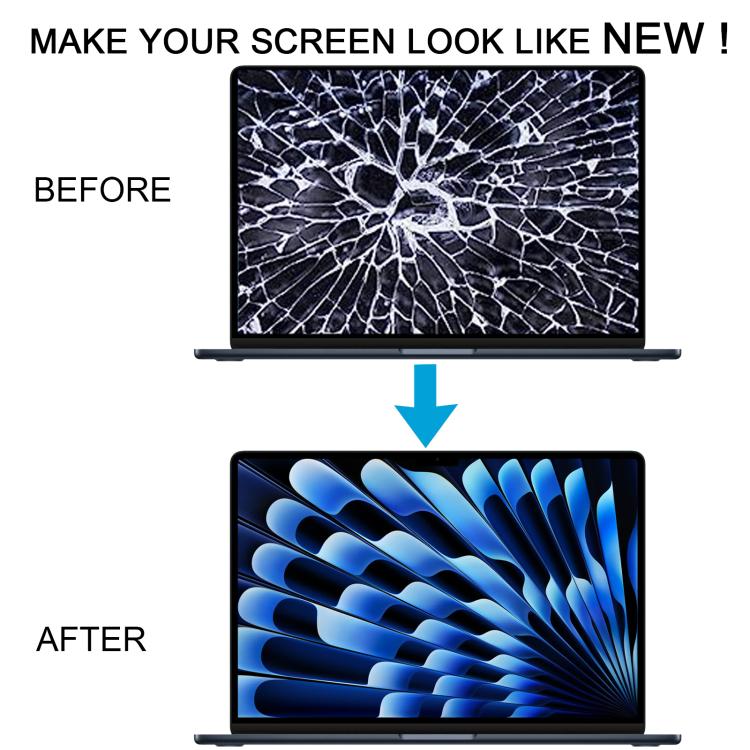 For MacBook Air 15 inch M3 A3114 2024 EMC8612 Full LCD Display Screen(Starlight) - LCD Screen by PMc TechLife | Online Shopping South Africa | PMc TechLife | Buy Now Pay Later Mobicred