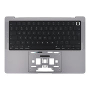 For MacBook Pro 14 inch 2021 A2442 / 2023 A2779 Big Enter Version UK Keyboard with C Shell (Grey)