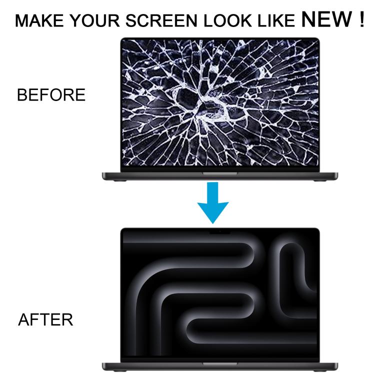 For MacBook Pro M3 Pro 14 inch A2992 2023 EMC8407 Original Full LCD Display Screen(Gray)