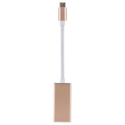 USB-C / Type-C 3.1 Male to Mini DP Female HD Converter, Length: 12cm(Gold)