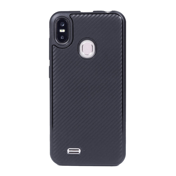 Carbon Fiber Texture TPU Protective Case for Ulefone S10 Pro (Black)