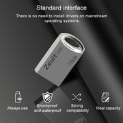 Zsuit 128GB USB 3.0 Mini Metal Ring Shape USB Flash Disk