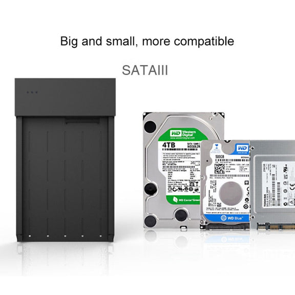 Blueendless 2.5 / 3.5 inch SSD USB 3.0 PC Computer External Solid State Mobile Hard Disk Box Hard Disk Drive (AU Plug)