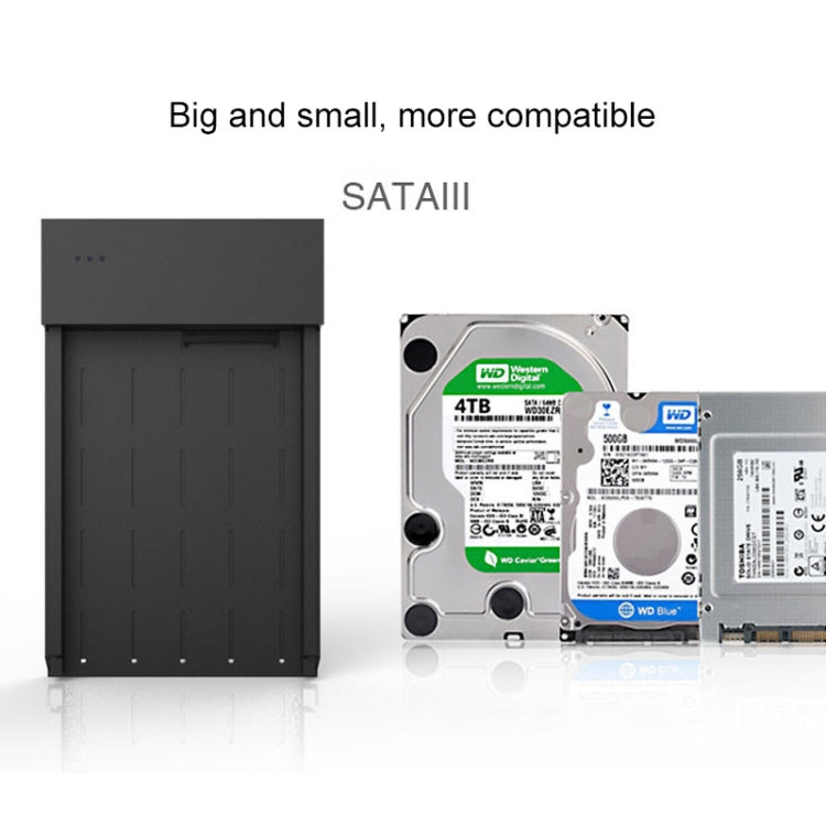 Blueendless 2.5 / 3.5 inch SSD USB 3.0 PC Computer External Solid State Mobile Hard Disk Box Hard Disk Drive (UK Plug)
