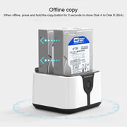 Blueendless 2.5 / 3.5 inch SATA USB 3.0 2 Bay Hard Drive Dock (UK Plug)