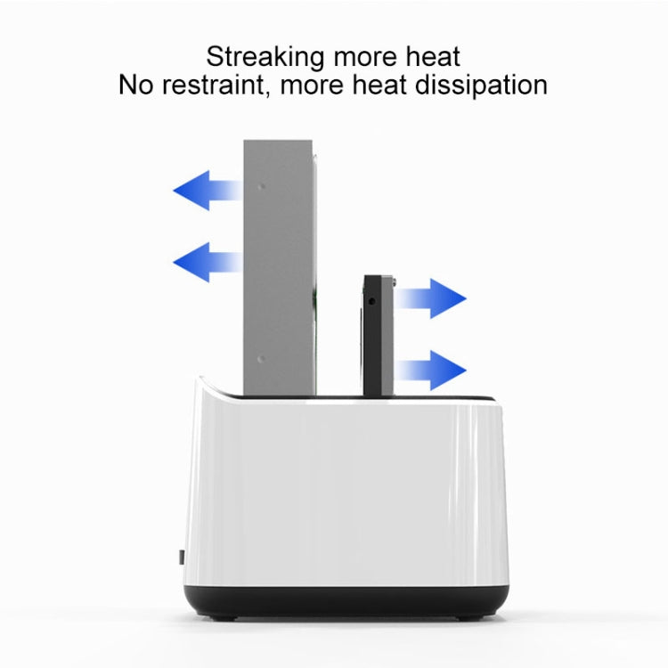 Blueendless 2.5 / 3.5 inch SATA USB 3.0 2 Bay Hard Drive Dock (UK Plug)