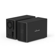 Blueendless Type-C / USB-C Interface 3.5 inch 2 Bay RAID Combination Array HDD External Enclosure (UK Plug)