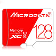 MICRODATA 128GB High Speed U3 Red and White TF(Micro SD) Memory Card - free shipping - PMC TechLife - Order now!