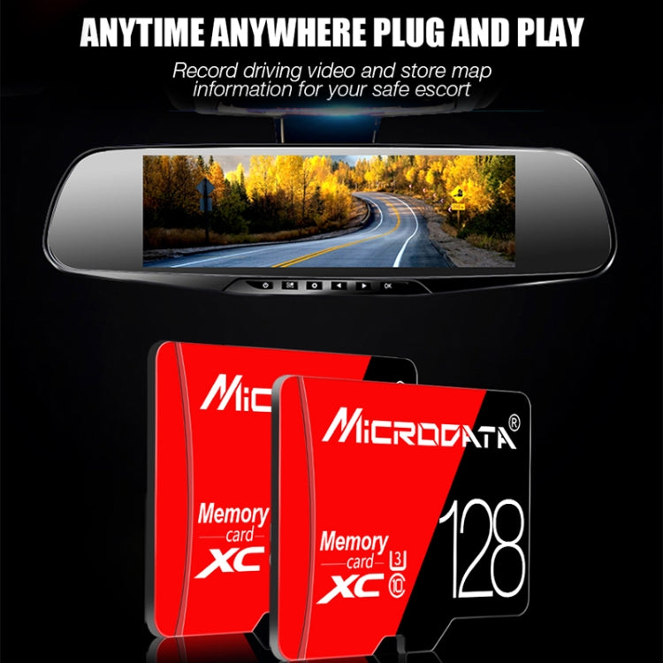 MICRODATA 64GB High Speed U3 Red and Black TF(Micro SD) Memory Card - free shipping - PMC Jewellery - Order now!