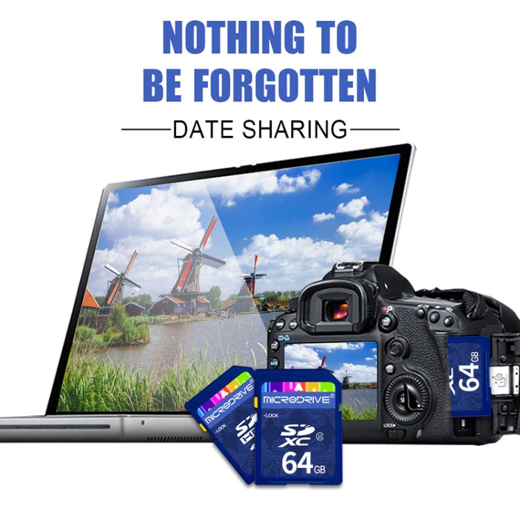 Microdrive 64GB High Speed Class 10 SD Memory Card for All Digital Devices with SD Card Slot - SD Card by PMC Jewellery | Online Shopping South Africa | PMC Jewellery | Buy Now Pay Later Mobicred