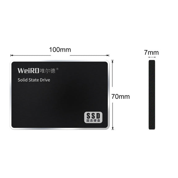 WEIRD S500 512GB 2.5 inch SATA3.0 Solid State Drive for Laptop, Desktop