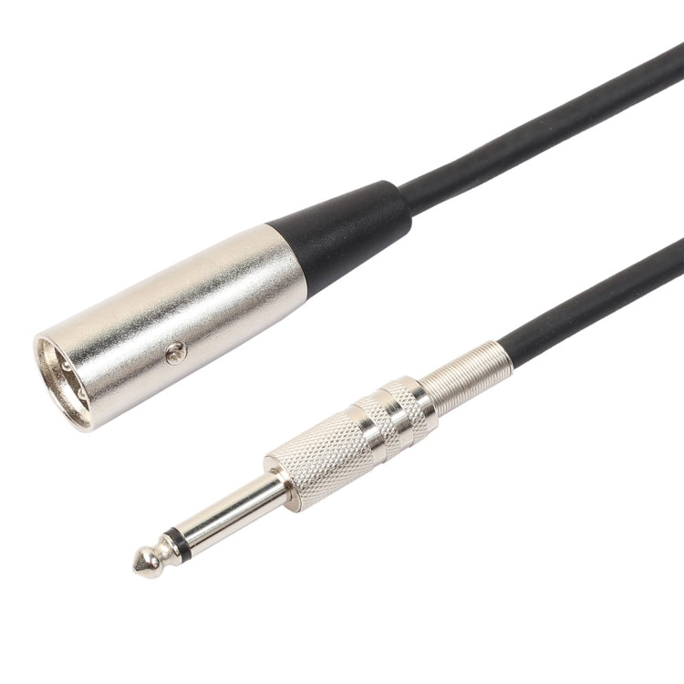 7.6m XLR 3-Pin Male to 1/4 inch (6.35mm) Mono Shielded Microphone Audio Cord Cable - Microphone Audio Cable & Connector by PMC TechLife | Online Shopping South Africa | PMC TechLife | Buy Now Pay Later Mobicred
