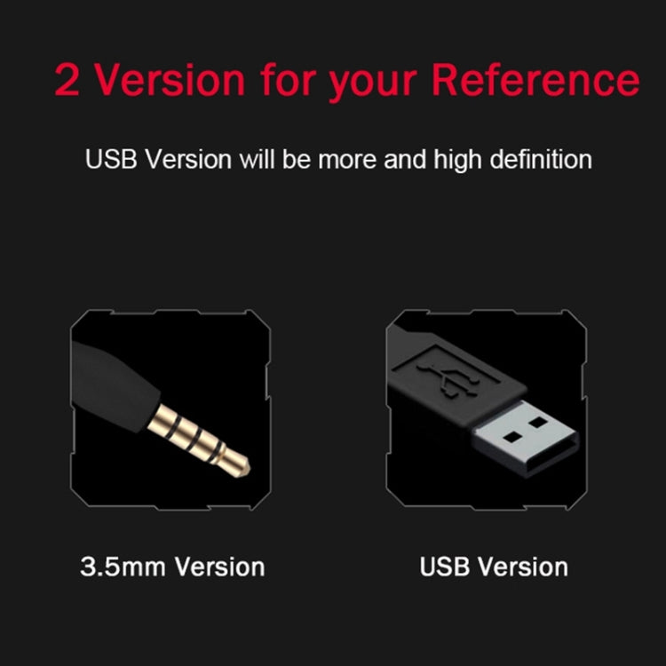 BK Desktop Gooseneck Adjustable USB Wired Audio Microphone, Built-in Sound Card, Compatible with PC / Mac for Live Broadcast, Show, KTV, etc.(Red) - Microphone by PMC TechLife | Online Shopping South Africa | PMC TechLife | Buy Now Pay Later Mobicred