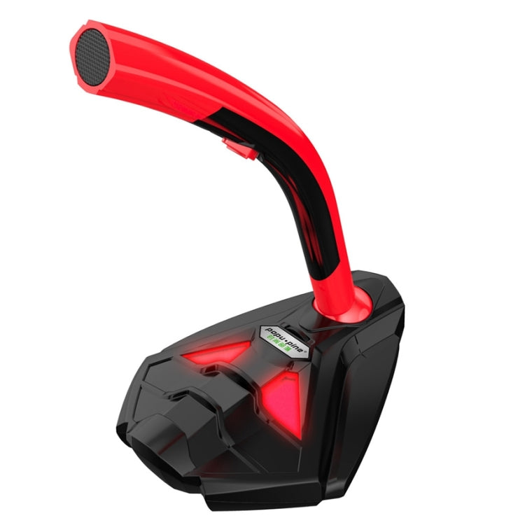 K1 Desktop Omnidirectional USB Wired Mic Condenser Microphone with Phone Holder, Compatible with PC / Mac for Live Broadcast, Show, KTV, etc(Black + Red) - Microphone by PMC TechLife | Online Shopping South Africa | PMC TechLife | Buy Now Pay Later Mobicred