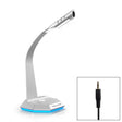 K3 Desktop Metal Base Omnidirectional 3.5mm Plug Wired Mic Condenser Microphone, Compatible with PC / Mac for Live Broadcast, Show, KTV, etc(Silver) - Microphone by PMC TechLife | Online Shopping South Africa | PMC TechLife | Buy Now Pay Later Mobicred