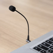 BOYA BY-UM4 3.5mm Interface Plug Live Show Omni-directional Condenser Mic Mini Flexible Microphone for iPhone, Galaxy, Huawei, LG and other Smartphones(Black)