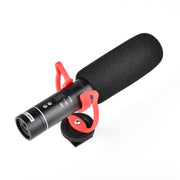 YELANGU MIC015 Professional Interview Condenser Video Shotgun Microphone with 3.5mm Audio Cable for DSLR & DV Camcorder (Black)