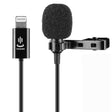 YICHUANG YC-LM10II 8 Pin Port Intelligent Noise Reduction Condenser Lavalier Microphone, Cable Length: 1.5m - Microphone by YICHUANG | Online Shopping South Africa | PMC TechLife | Buy Now Pay Later Mobicred