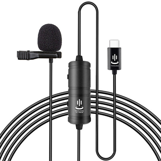 YICHUANG YC-VM30 USB-C / Type-C Dual Modes Lavalier Recording Microphone, Cable Length: 6m - free shipping - PMC Jewellery - Order now!