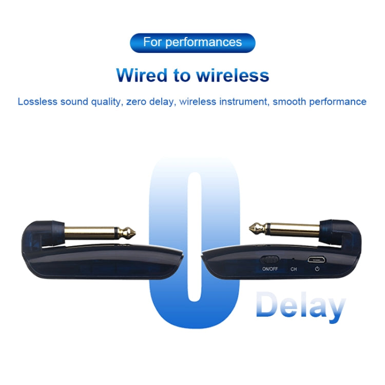 Measy AU688-U 20 Channels Wireless Guitar System Rechargeable Musical Instrument Transmitter Receiver - free shipping - PMC Jewellery - Order now!
