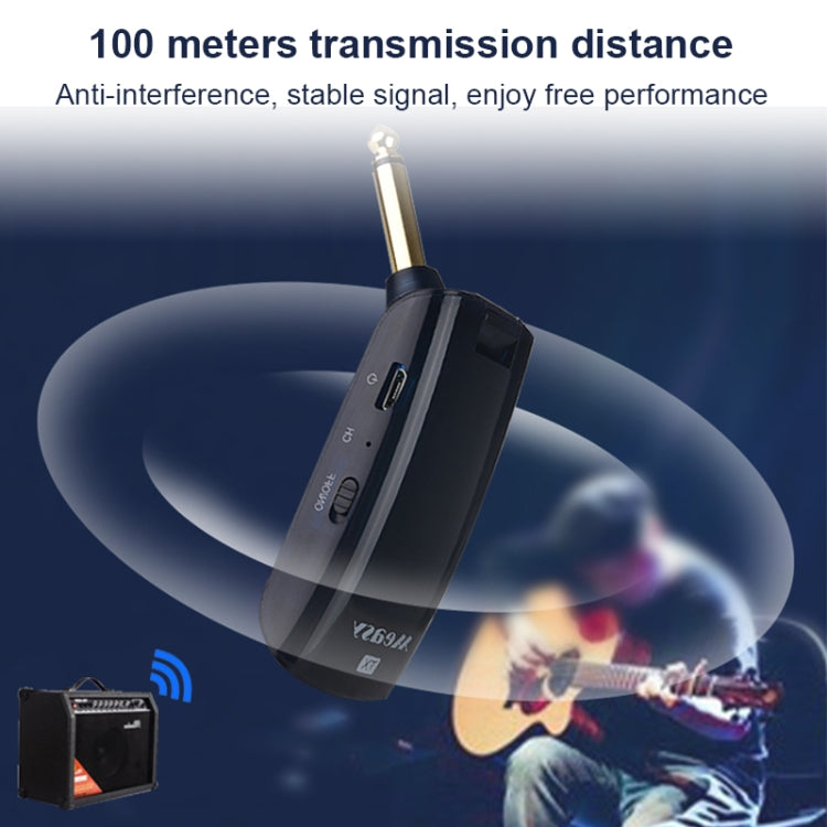 Measy AU688-U 20 Channels Wireless Guitar System Rechargeable Musical Instrument Transmitter Receiver - free shipping - PMC Jewellery - Order now!