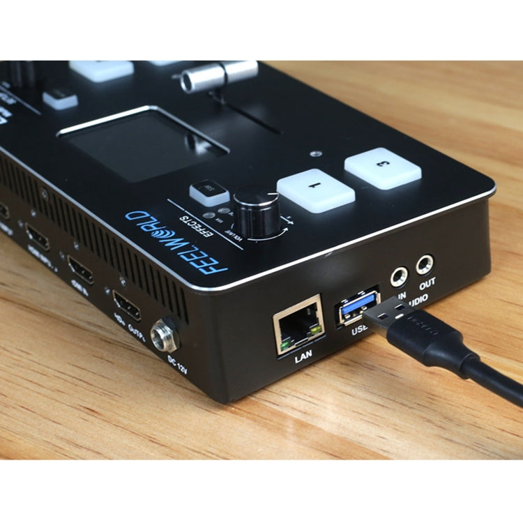 FEELWORLD LIVEPRO L1 Multi-camera Media Live Broadcast 4-Channel Live Production Switcher with 2.0 inch TFT Screen - Live Sound Effects Processors by FEELWORLD | Online Shopping South Africa | PMc TechLife | Buy Now Pay Later Mobicred