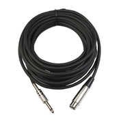 10m XLR 3-Pin Female to 1/4 inch (6.35mm) Mono Shielded Microphone Mic Cable